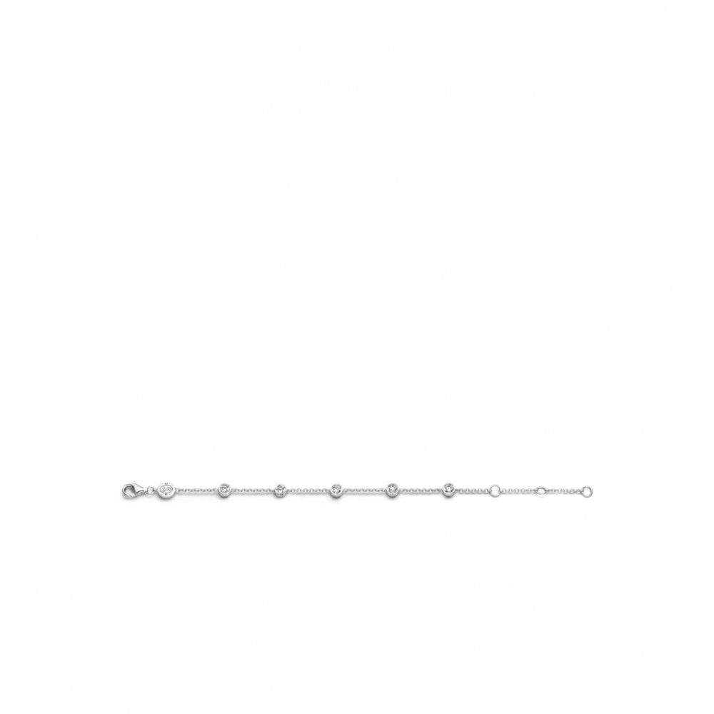 Sterling Silver Ladies Cubic Zirconia Bracelet 2756ZI
