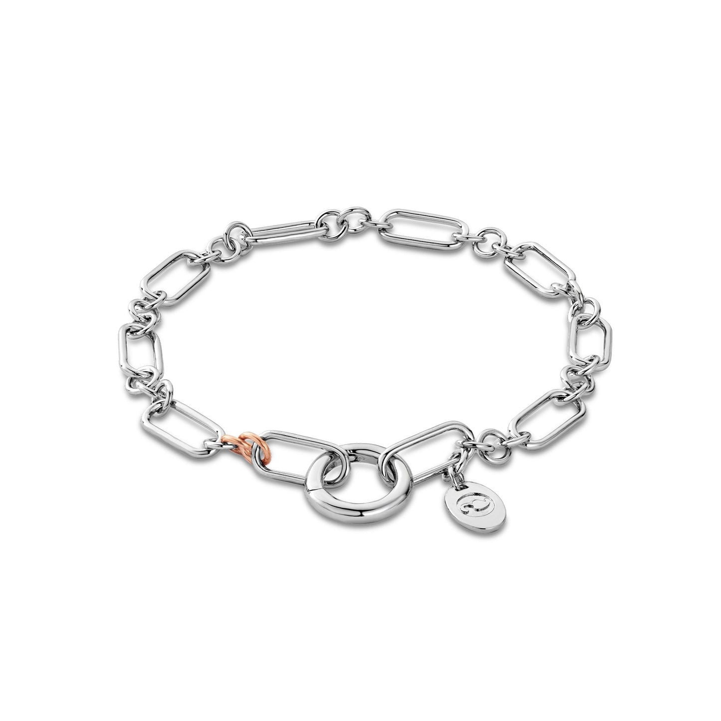 Silver & Welsh Gold Tree of Life Insignia Bracelet 3STLI0773