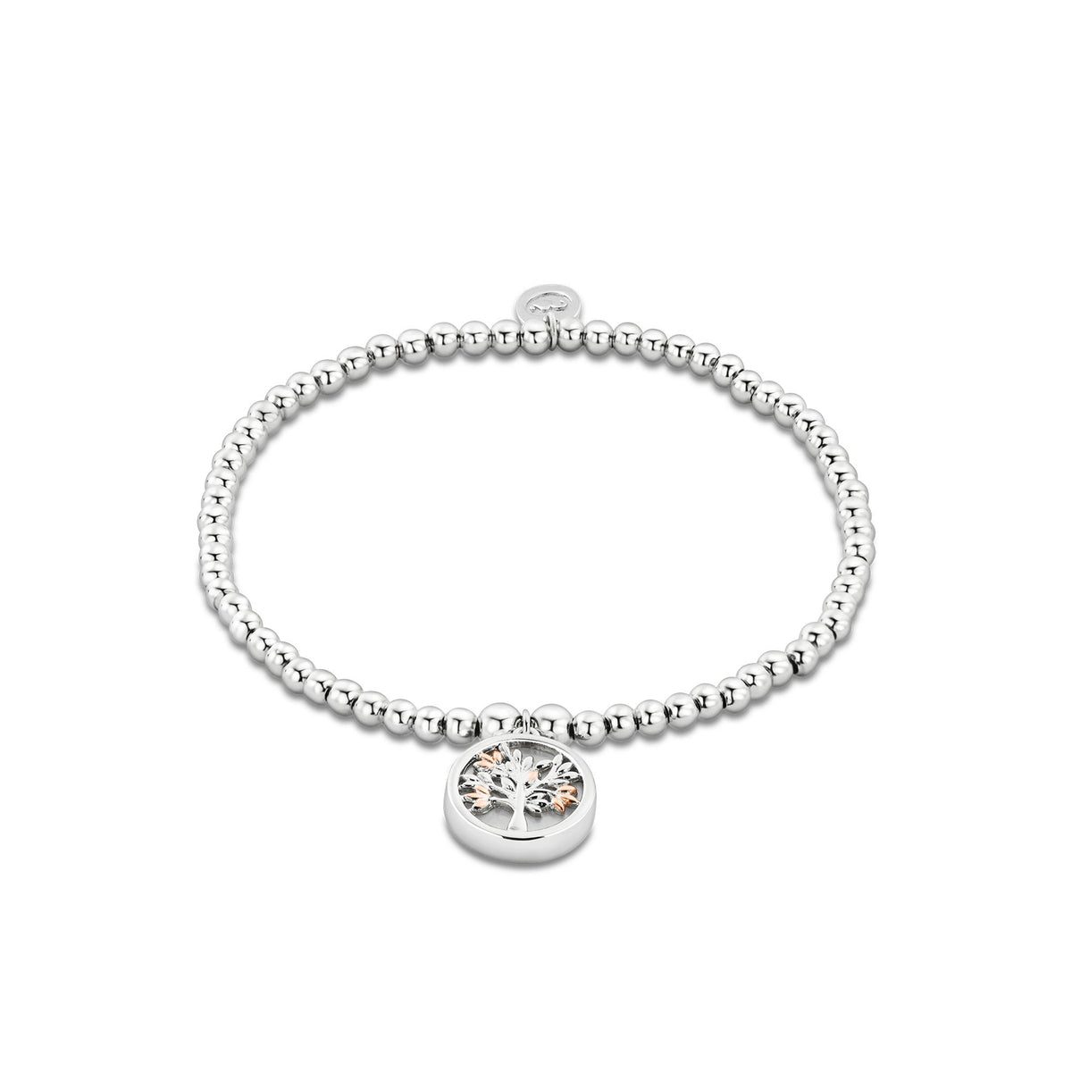 Silver & Welsh Gold Tree of Life MOP Bracelet 3SBB92R