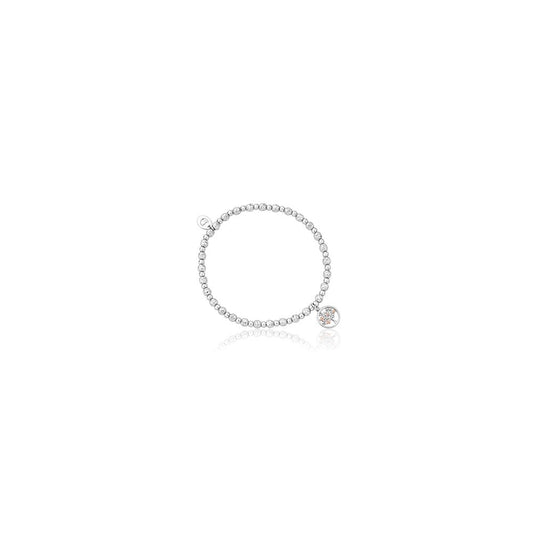 Silver & Gold Tree Of Life Circle Affinity Bracelet 3SBB102R