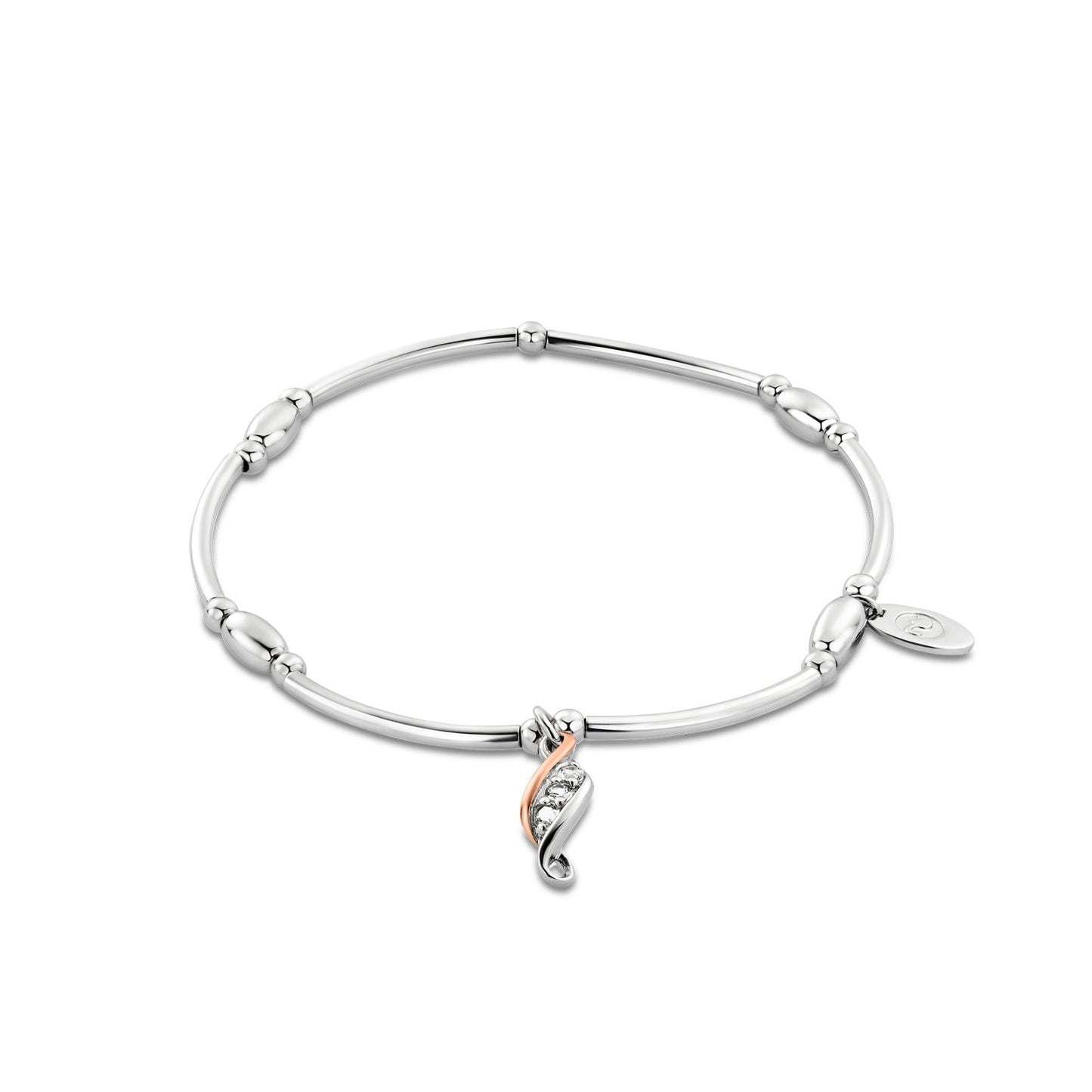 Silver & Gold Past Present Future Affinity Bracelet XX3SZ1