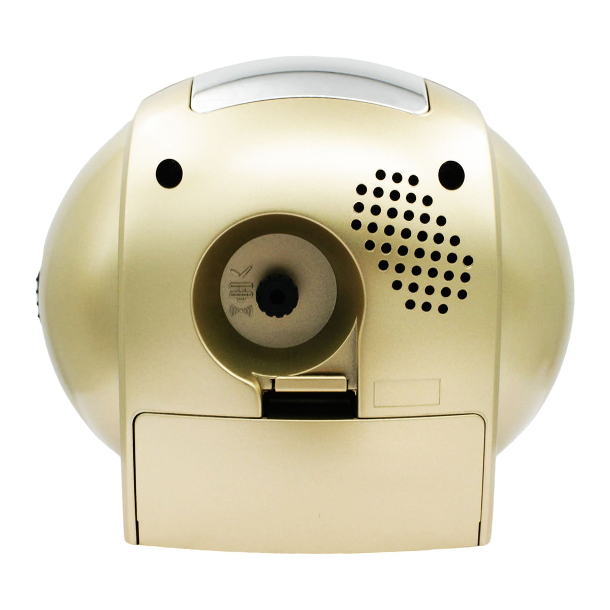 Bedside Bell Alarm Clock with Light, Snooze, Clear Face QHK059G