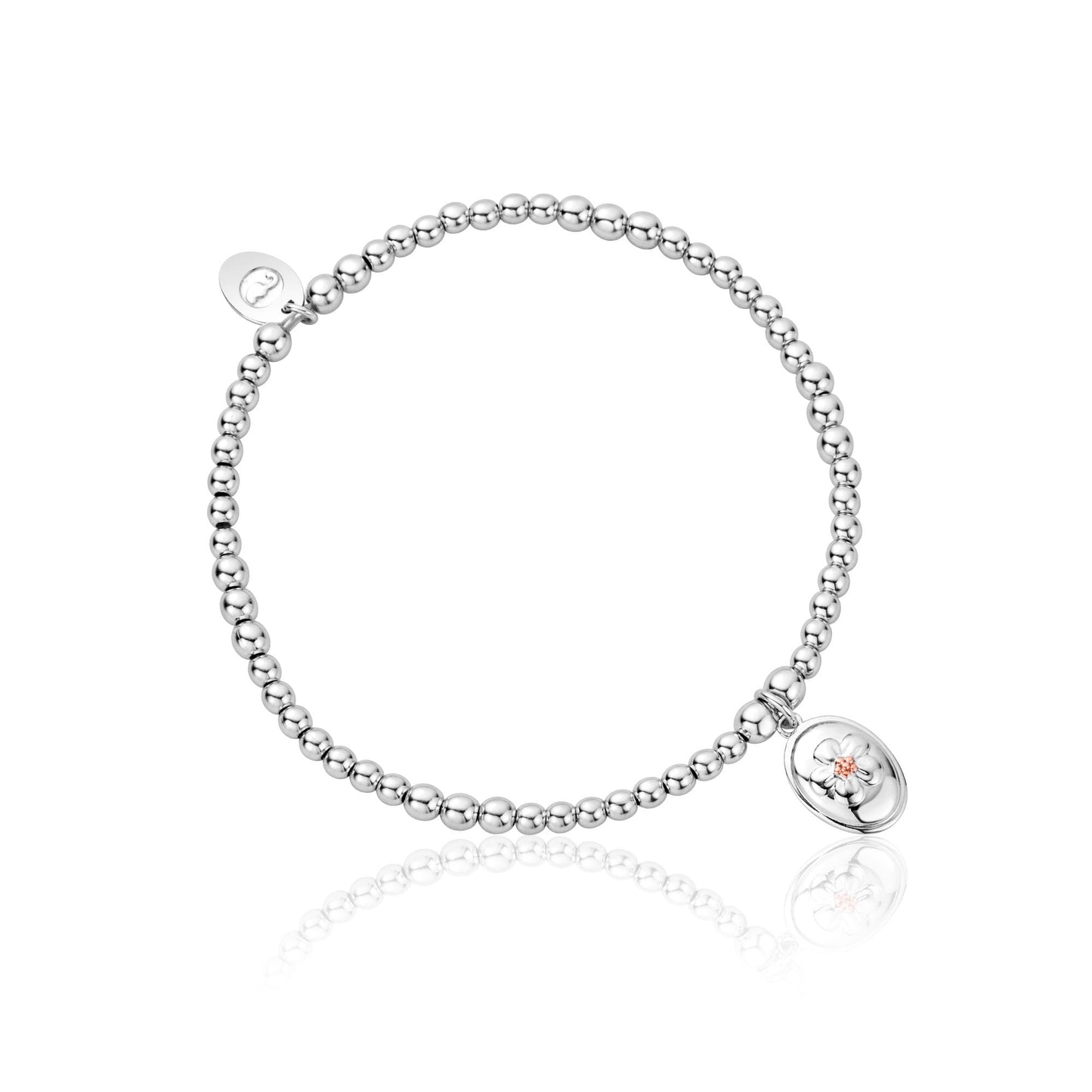 Silver & Gold Forget Me Not Affinity Bracelet 3SAFF0622