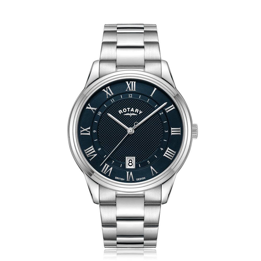 Gents Stainless Steel Quartz Bracelet Watch, Date GB05390/66