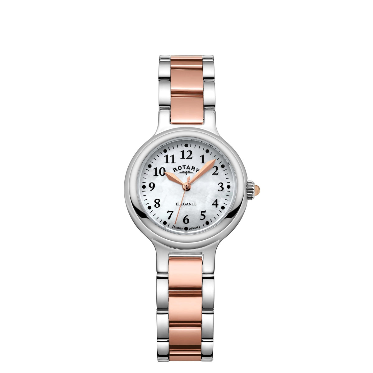 Ladies Two Tone Mother Of Pearl Dial Watch, Bracelet LB05137/41
