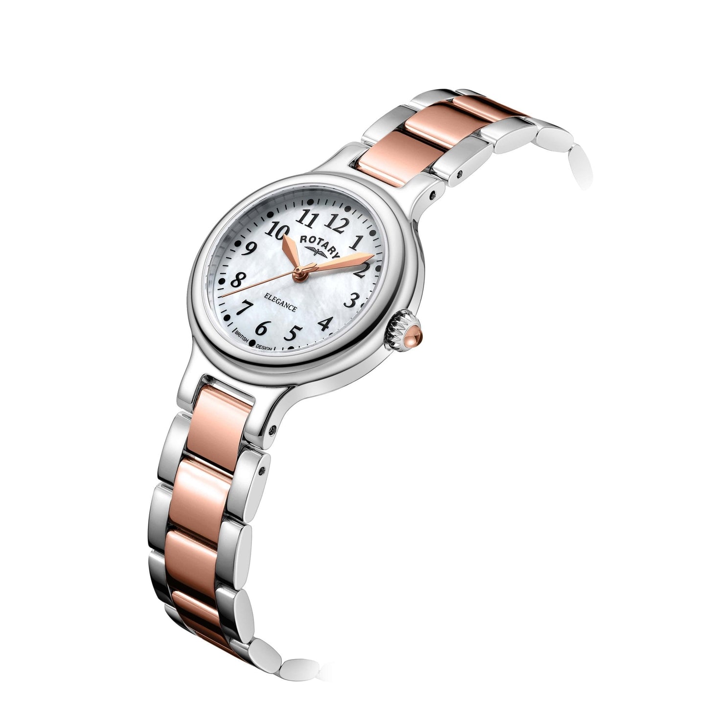Ladies Two Tone Mother Of Pearl Dial Watch, Bracelet LB05137/41