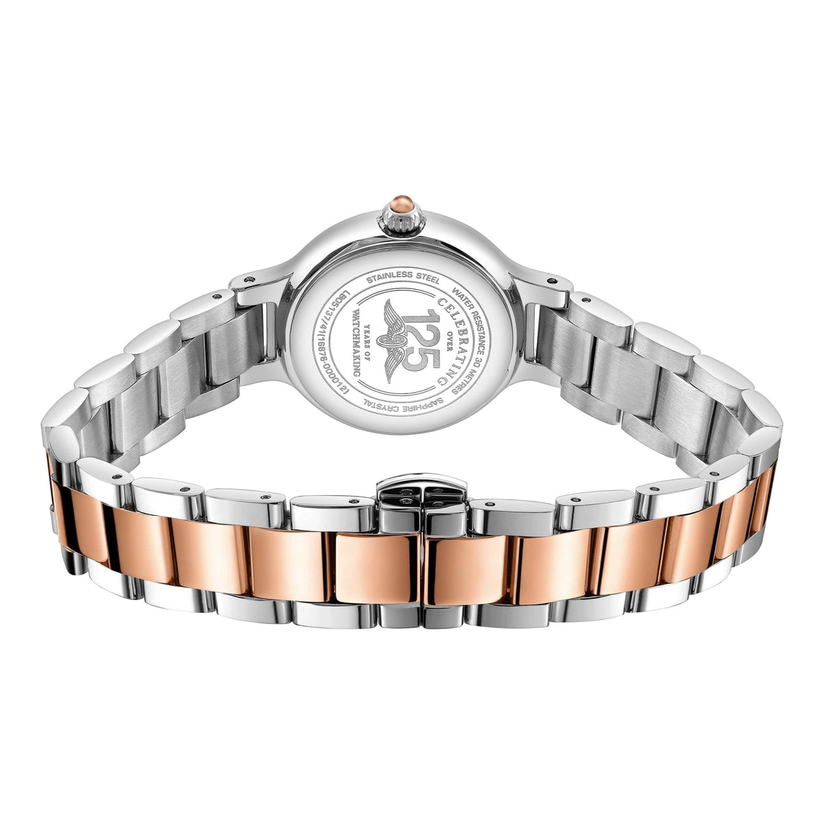 Ladies Two Tone Mother Of Pearl Dial Watch, Bracelet LB05137/41