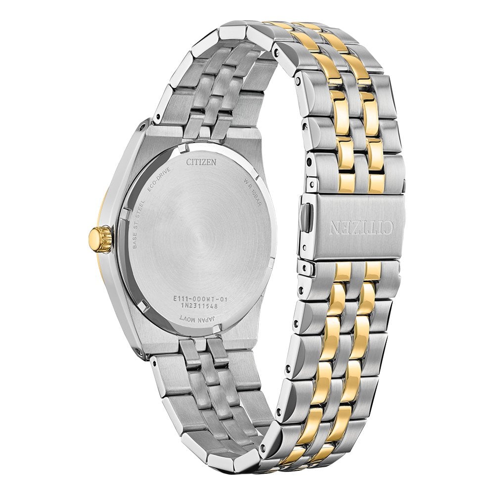 Gents Two Tone Steel Everyday Watch on Bracelet Date BM7334-58A