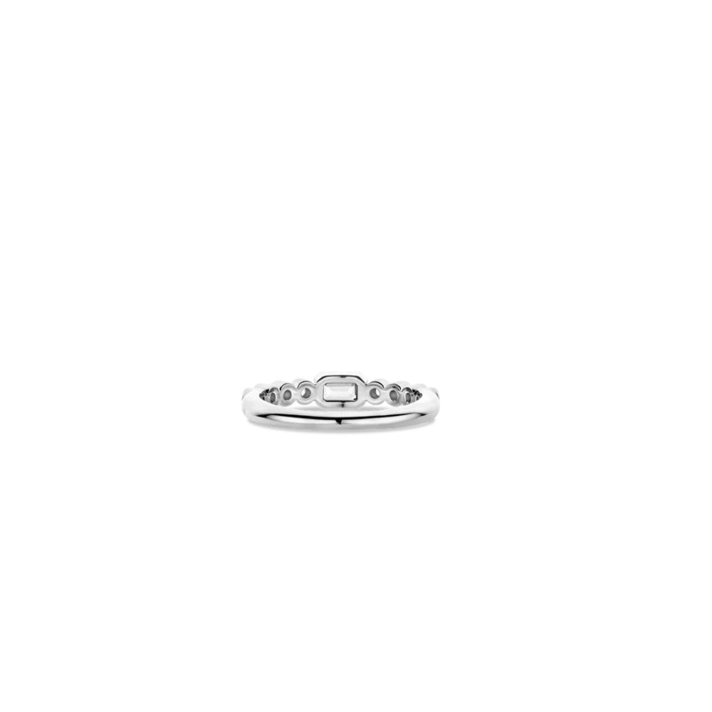 Sterling Silver Ladies Cubic Zirconia Dress Ring 12340ZI