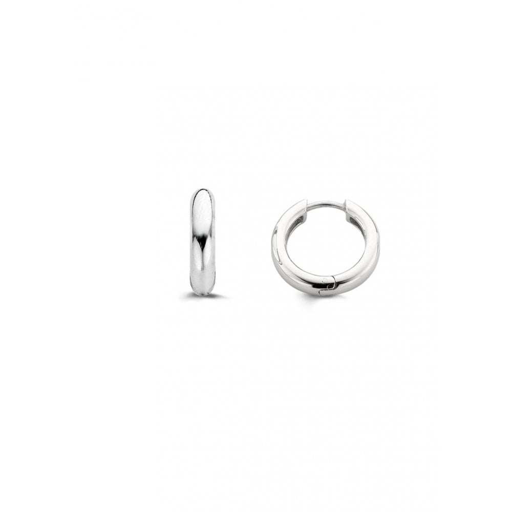 Sterling Silver Ladies Small Hoop Earrings 7210SI