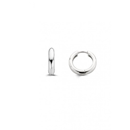 Sterling Silver Ladies Small Hoop Earrings 7210SI