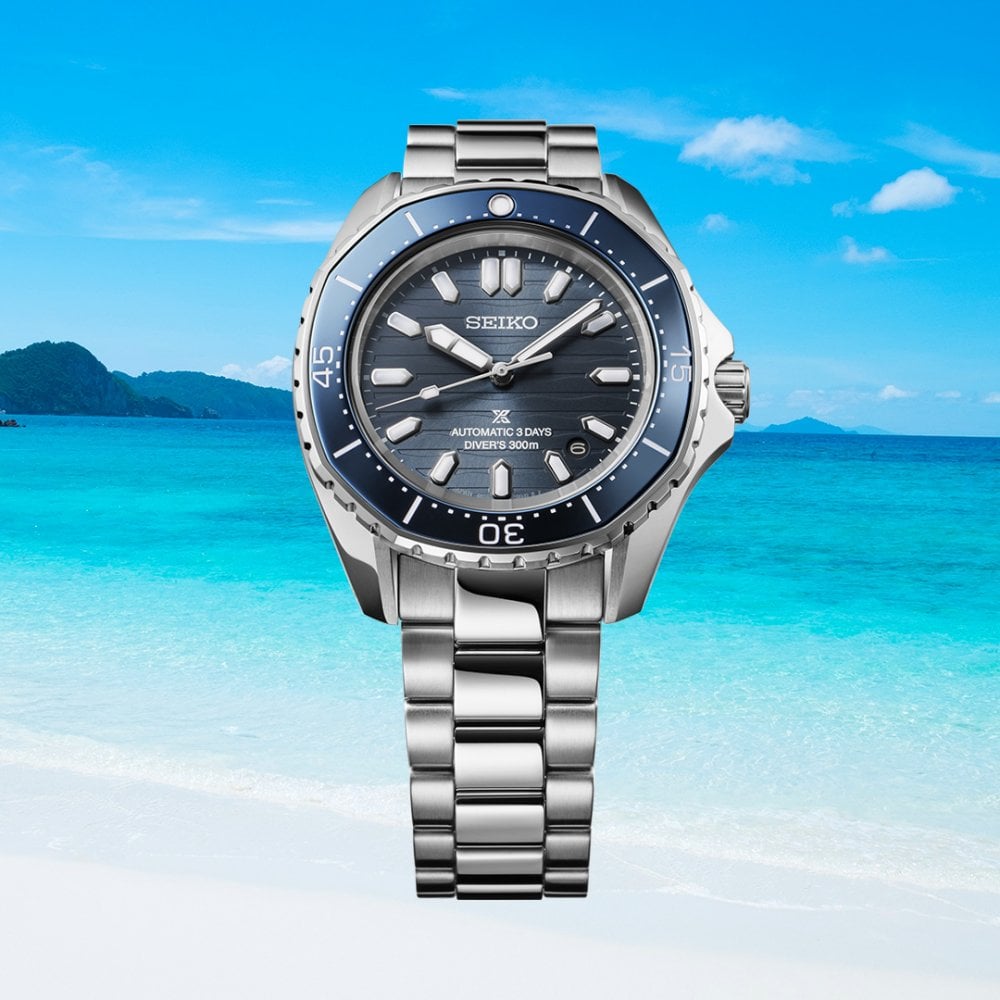 Prospex 300m Automatic Polygonal Watch Coastline Cobalt SPB483J1