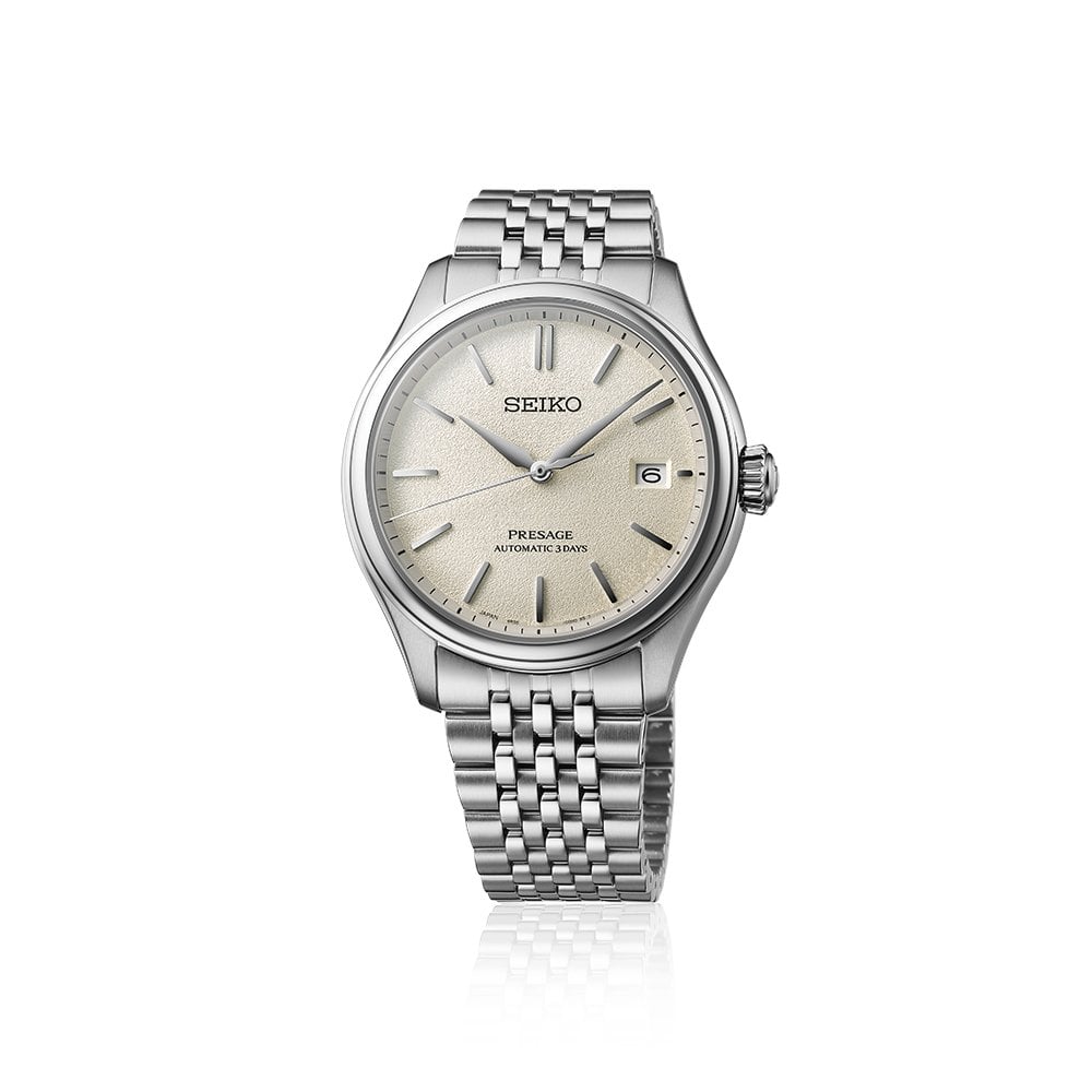 Presage Steel Automatic Watch Classic Series Shiro-iro SPB463J1