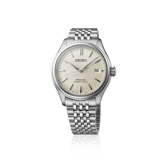 Presage Steel Automatic Watch Classic Series Shiro-iro SPB463J1