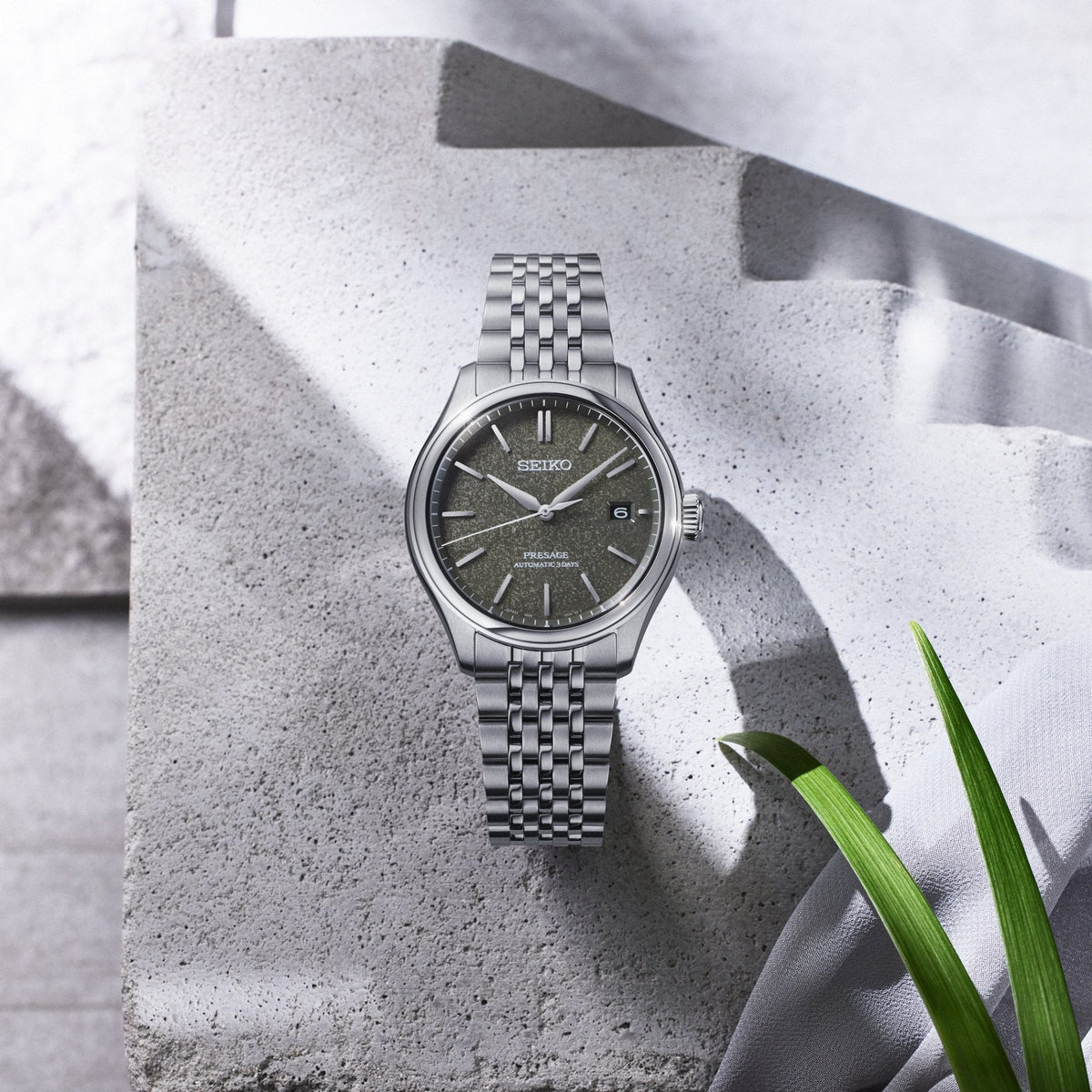 Presage Steel Automatic Watch Classic Series Sensaicha SPB465J1