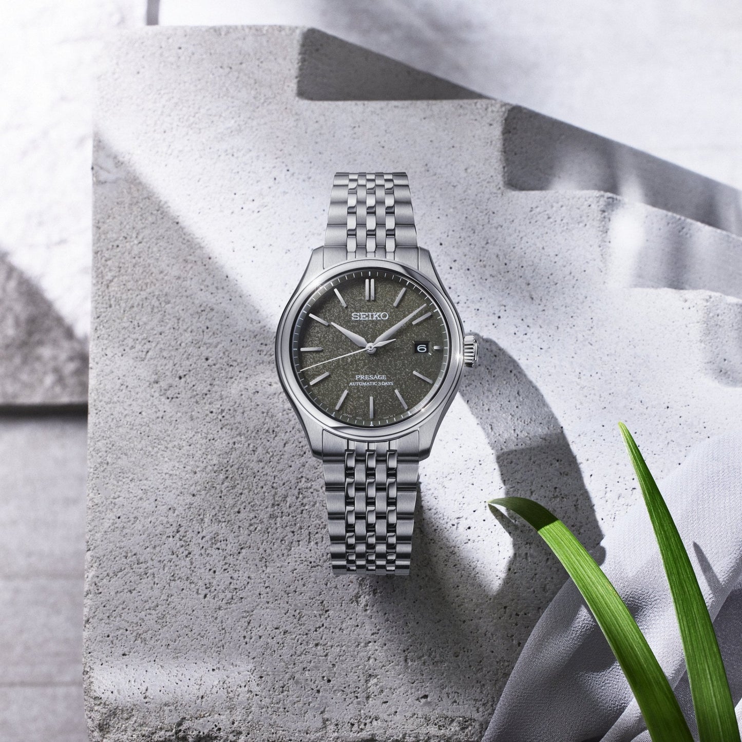 Presage Steel Automatic Watch Classic Series Sensaicha SPB465J1