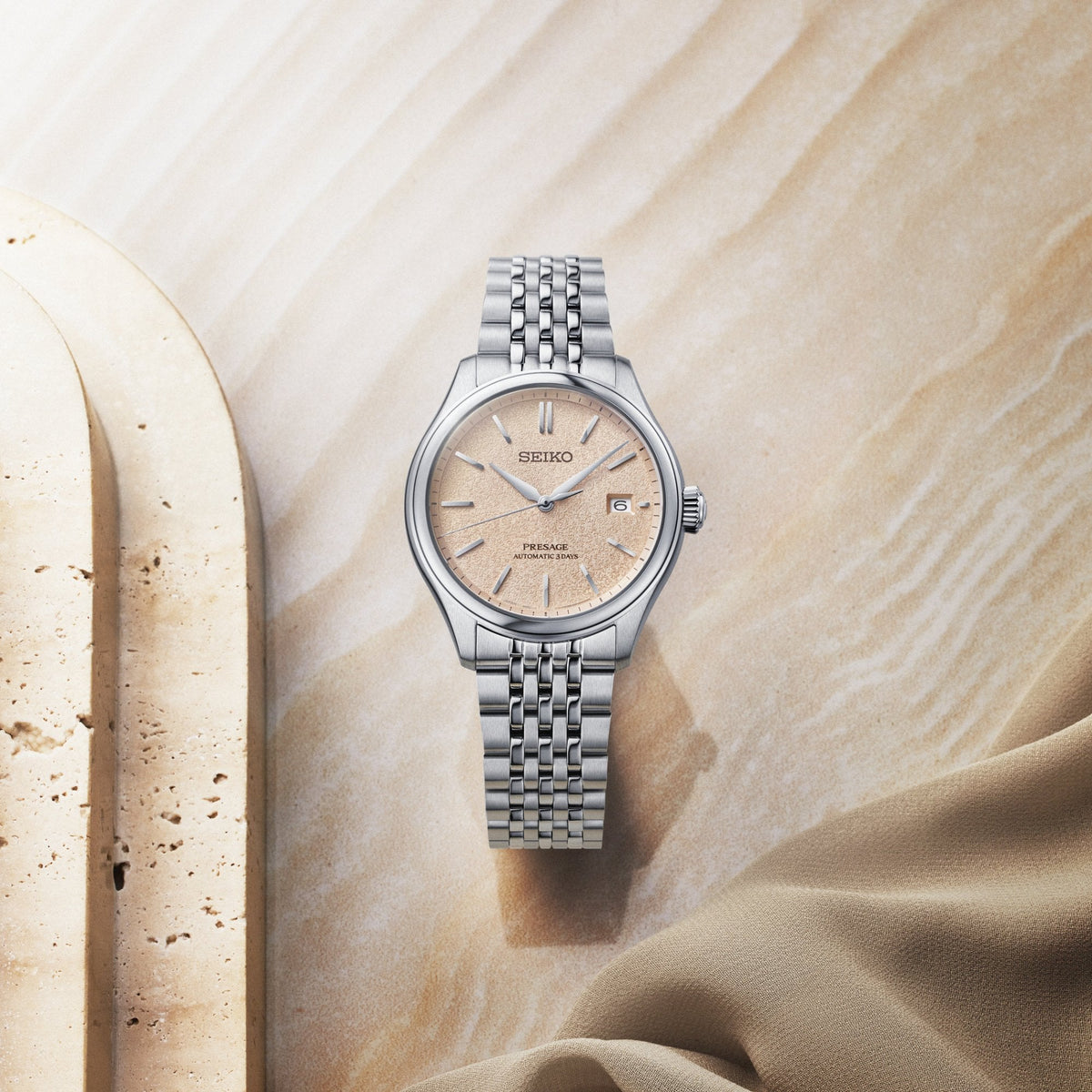 Presage Steel Automatic Watch Classic Series Araigaki SPB467J1
