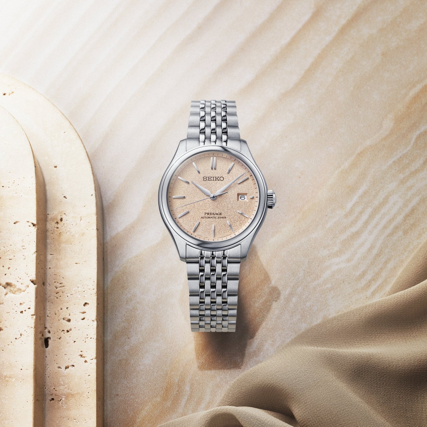 Presage Steel Automatic Watch Classic Series Araigaki SPB467J1