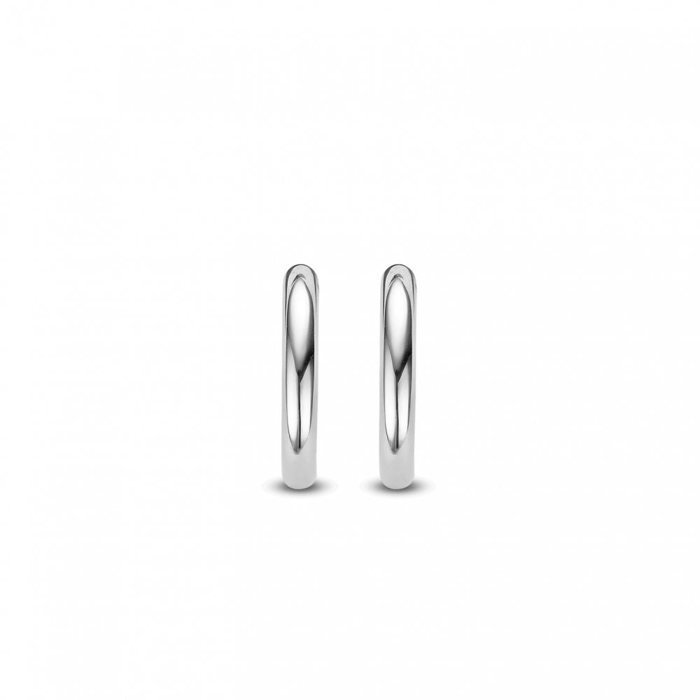 Sterling Silver Ladies Large Hoops 7215SI