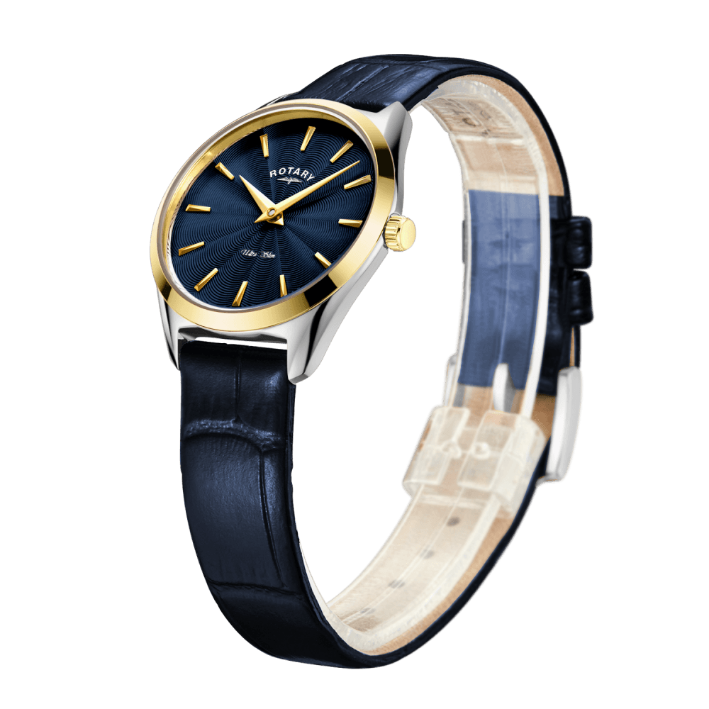 Ladies Two Tone Ultra Slim Battery Watch on Strap LS08011/05