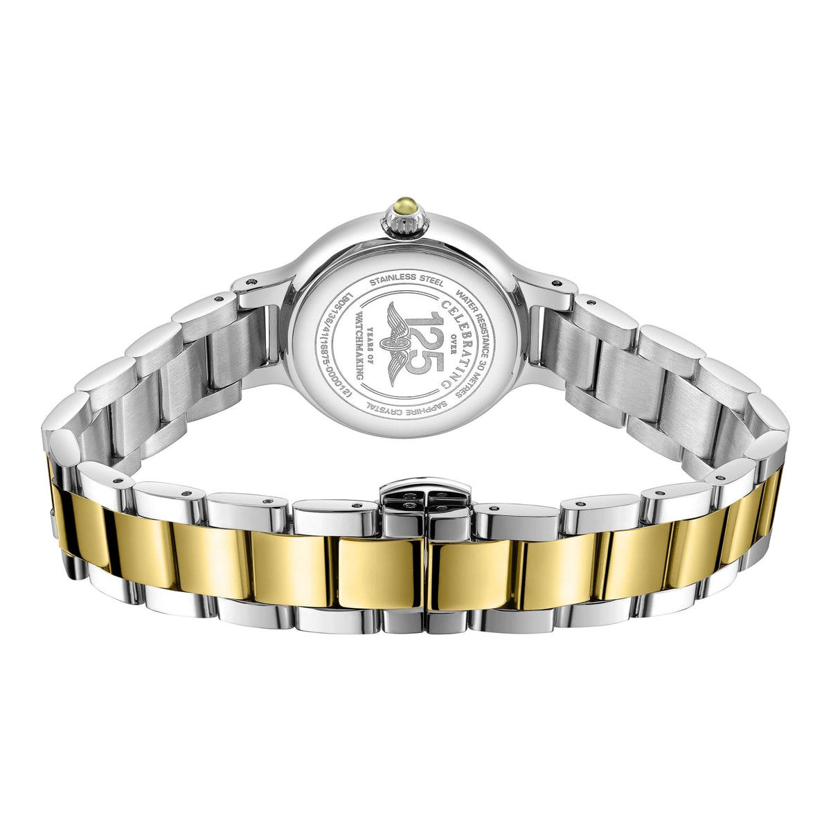 Ladies Two Tone Battery Watch on Bracelet LB05136/41