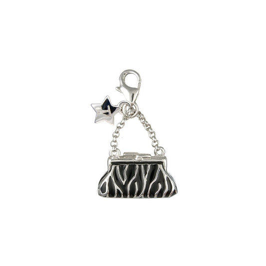 Sterling Silver Handbag Clip On Enamel Charm SCH44