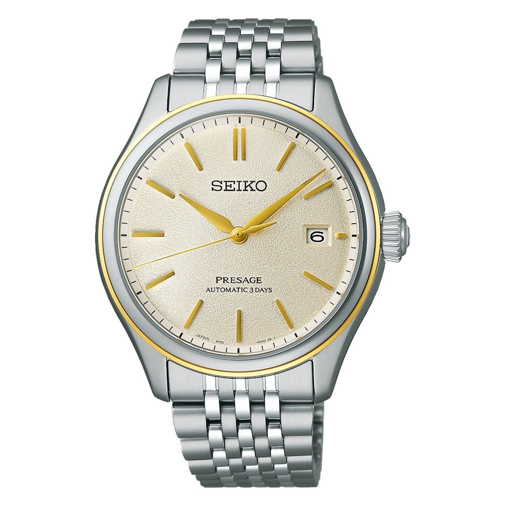 Presage Classic Series Watch Delicate Cream Silk SPB478J1