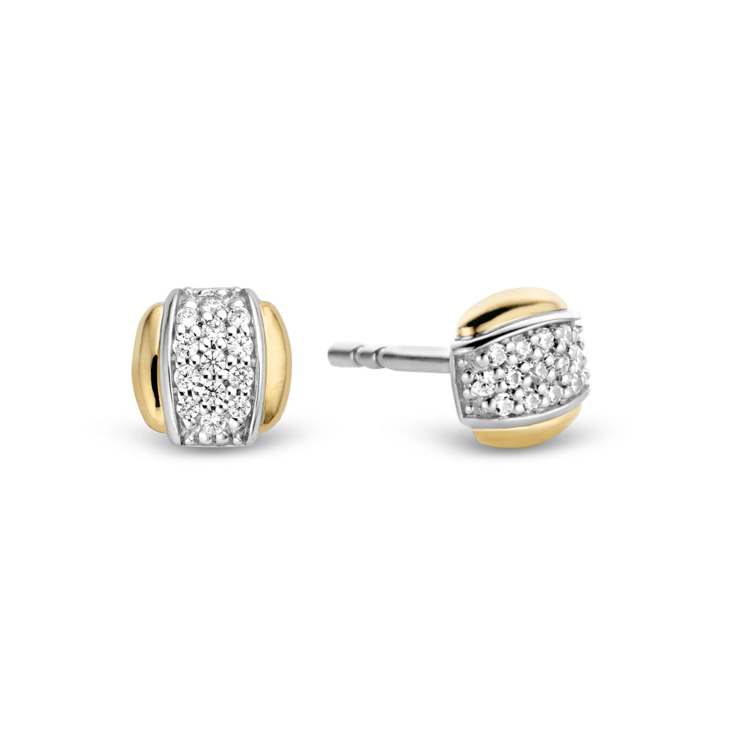 Ti Sento Ladies Cubic Zirconia Stud Earrings 7799ZY