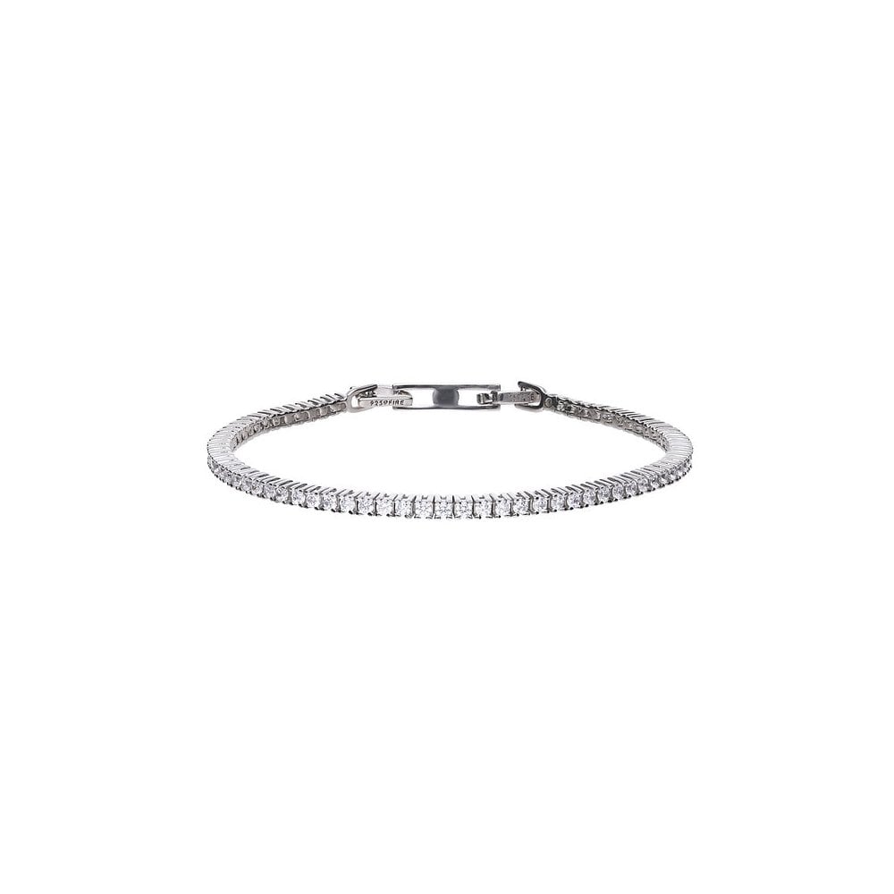 Diamonfire Sterling Silver Ladies CZ Tennis Bracelet B5096