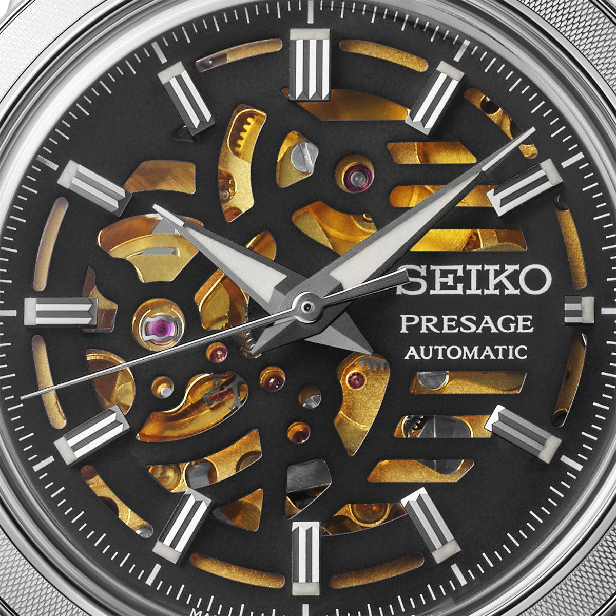 Presage Automatic Watch on Strap  'Elegant Yet Rugged' SSA461J1