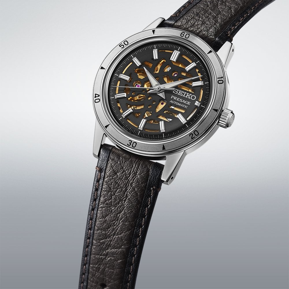 Presage Automatic Watch on Strap  'Elegant Yet Rugged' SSA461J1