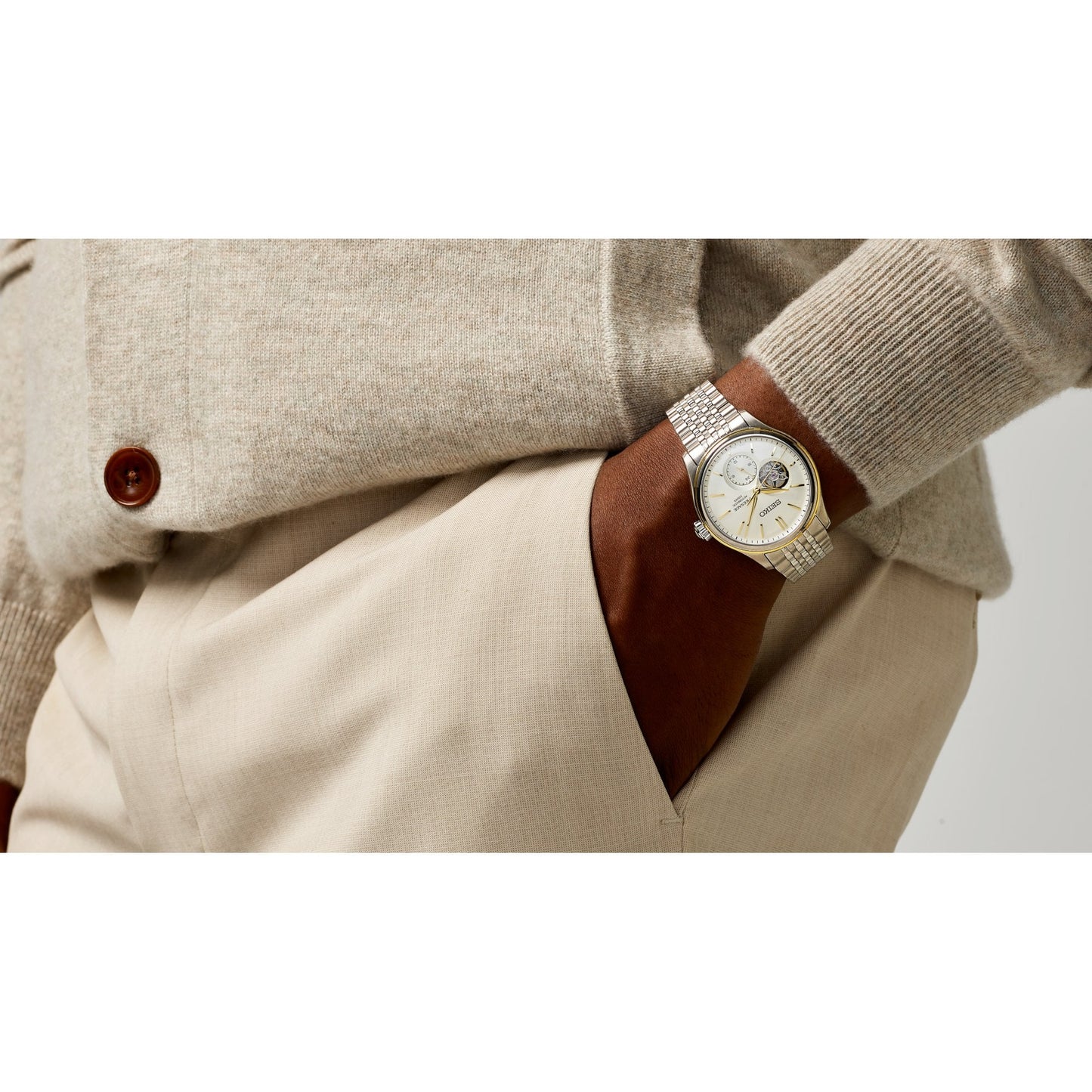 Presage Classic Series Automatic Watch Open Heart SPB480J1