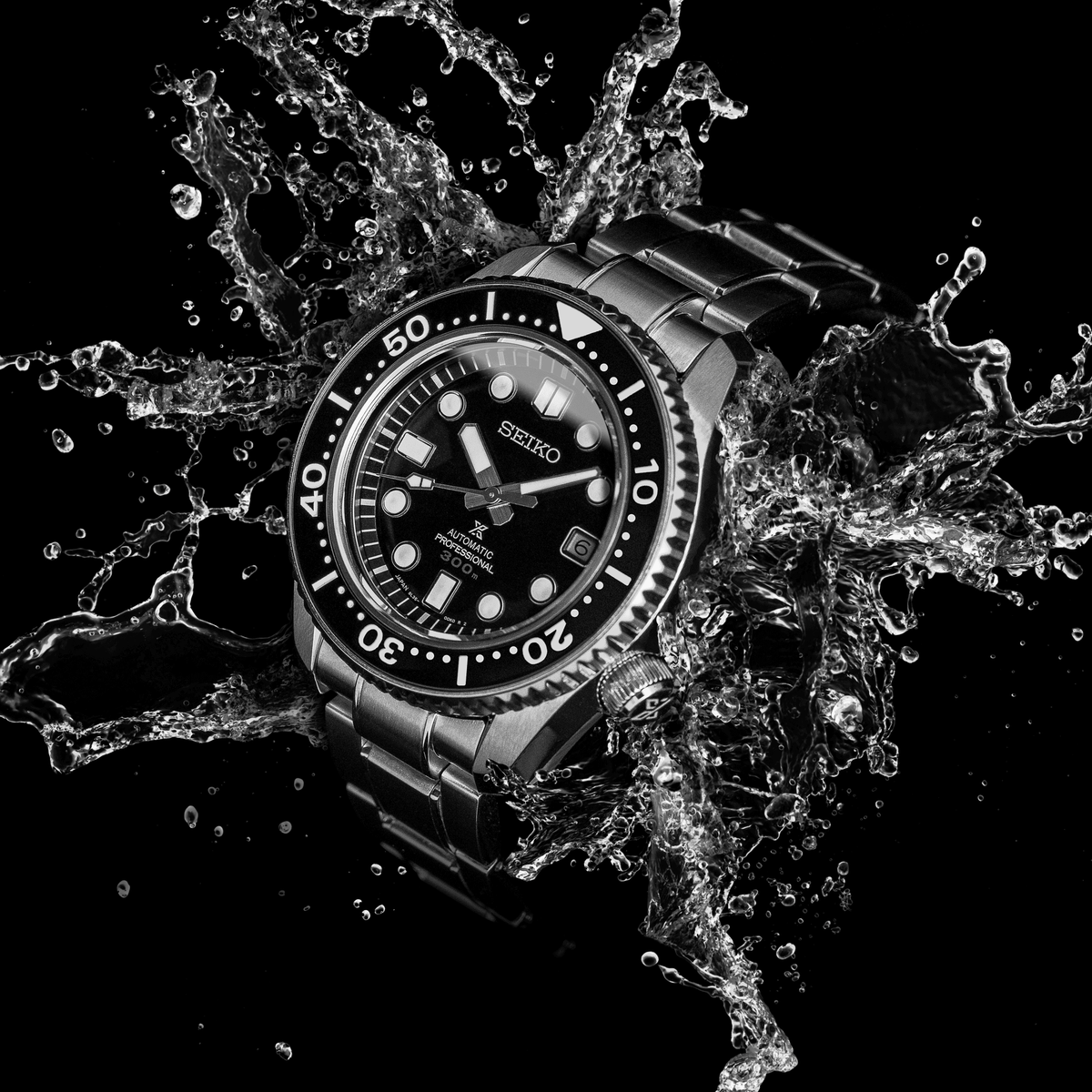 Gents Steel Prospex Automatic Bracelet Divers Watch SLA021J1