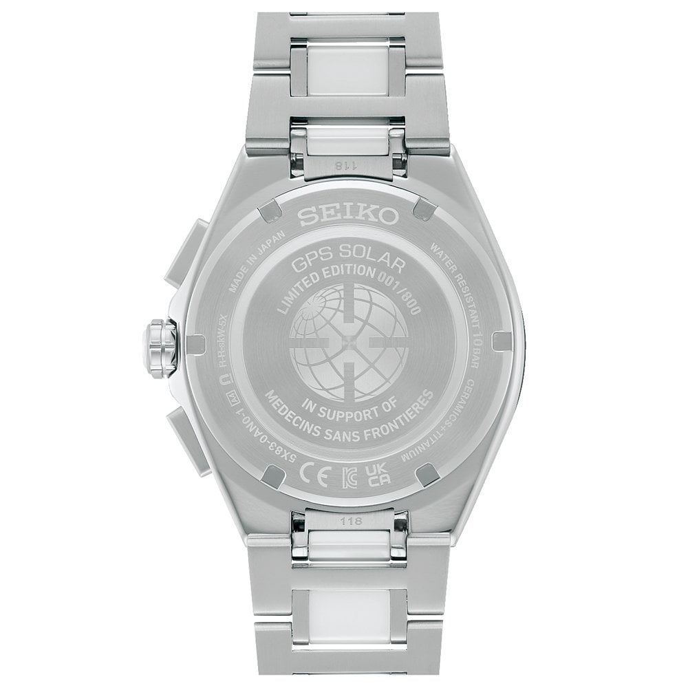 GPS Solar Chronograph Watch M‚àö¬©decins Sans Fronti‚àö¬Æres SSH173J1