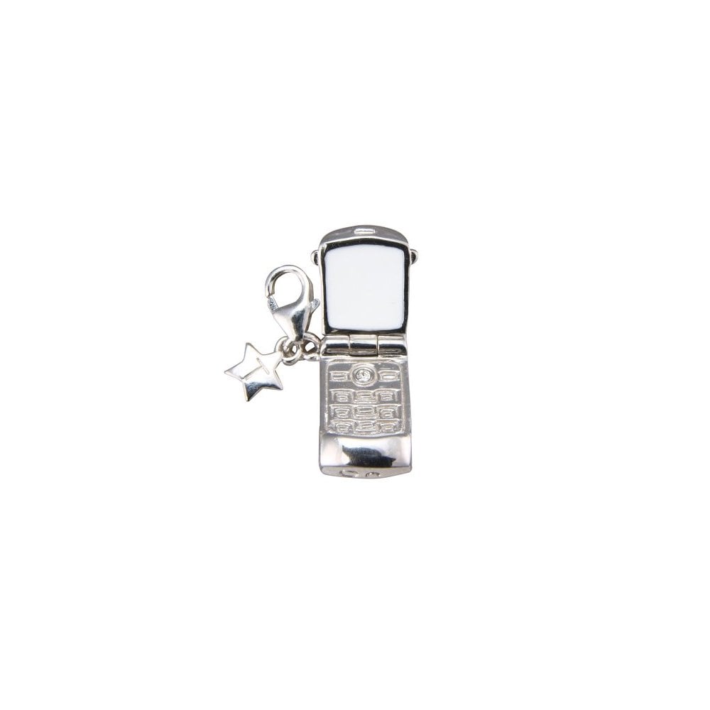 Sterling Silver Ladies Mobile Phone Charm SCH137