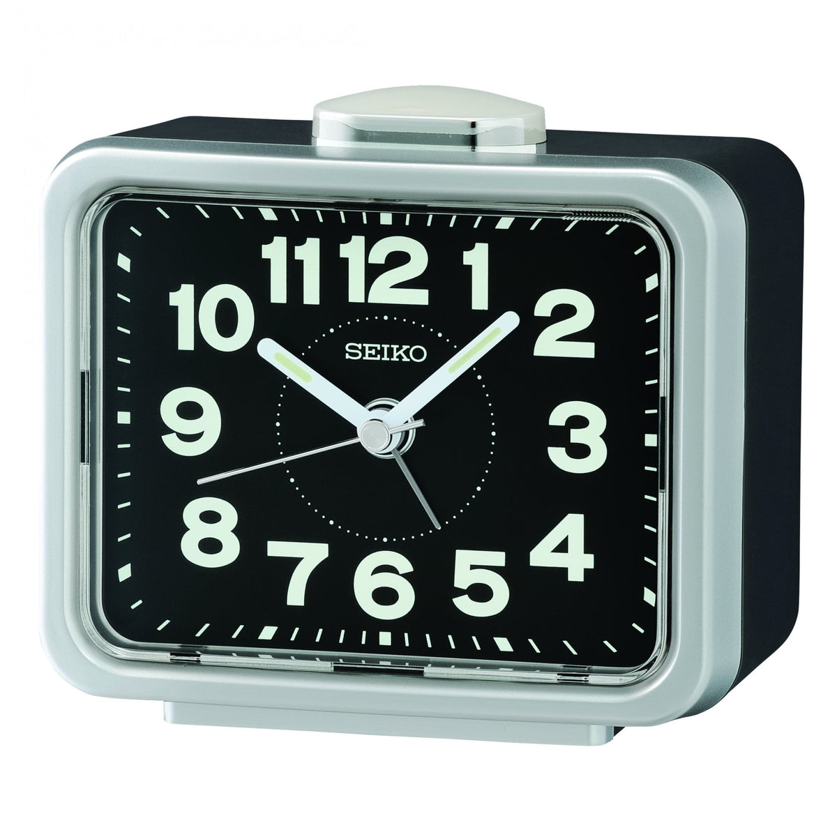 Bedside Quartz Bell Alarm Clock with Clear Face QHK062S