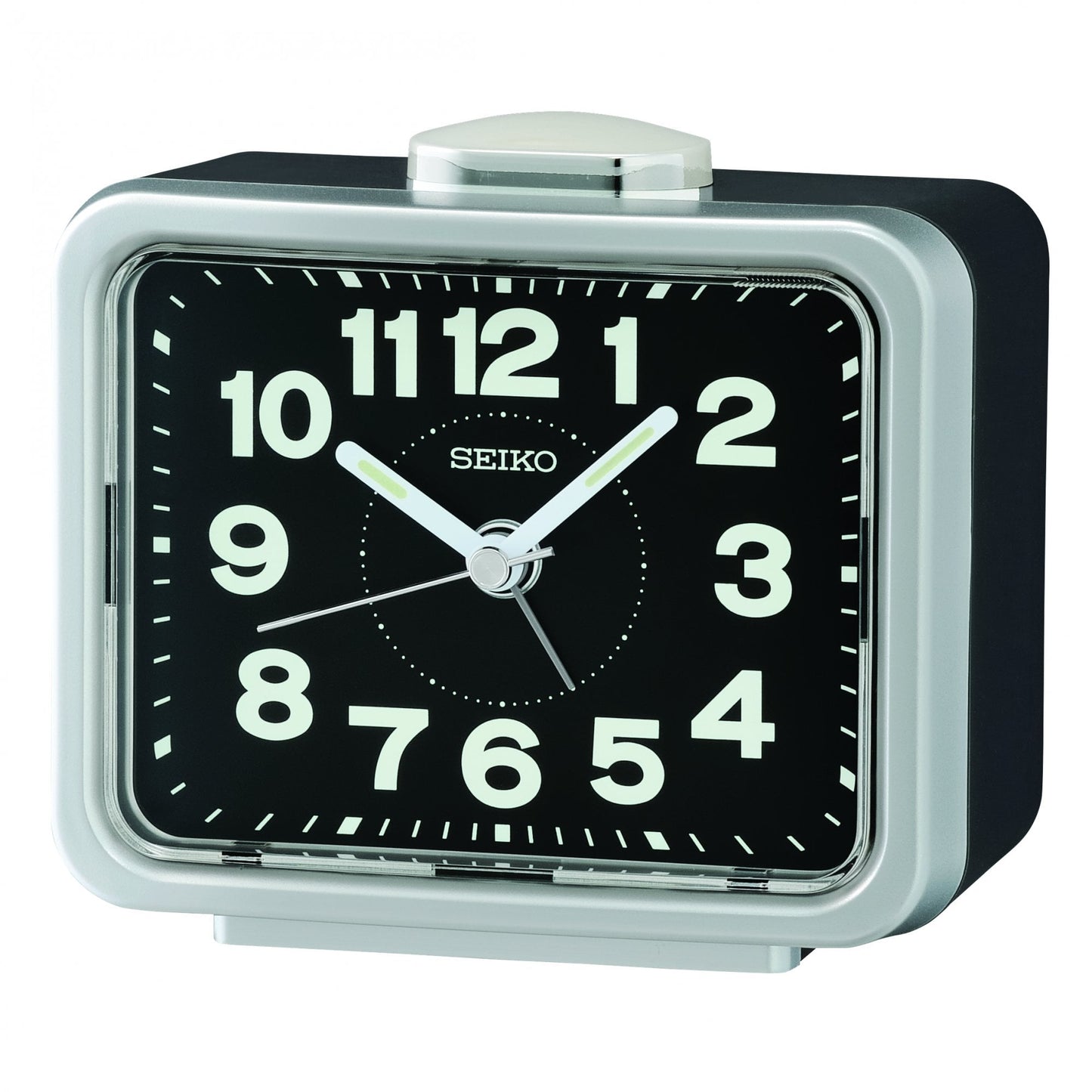 Bedside Quartz Bell Alarm Clock with Clear Face QHK062S