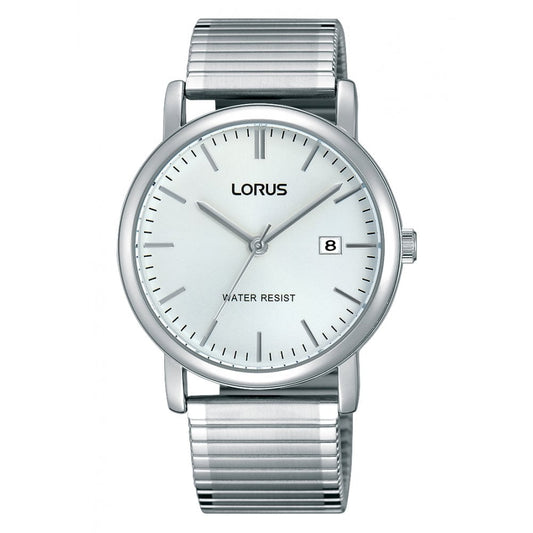 Gents Steel Expandable Bracelet Battery Watch, Date RG855CX5