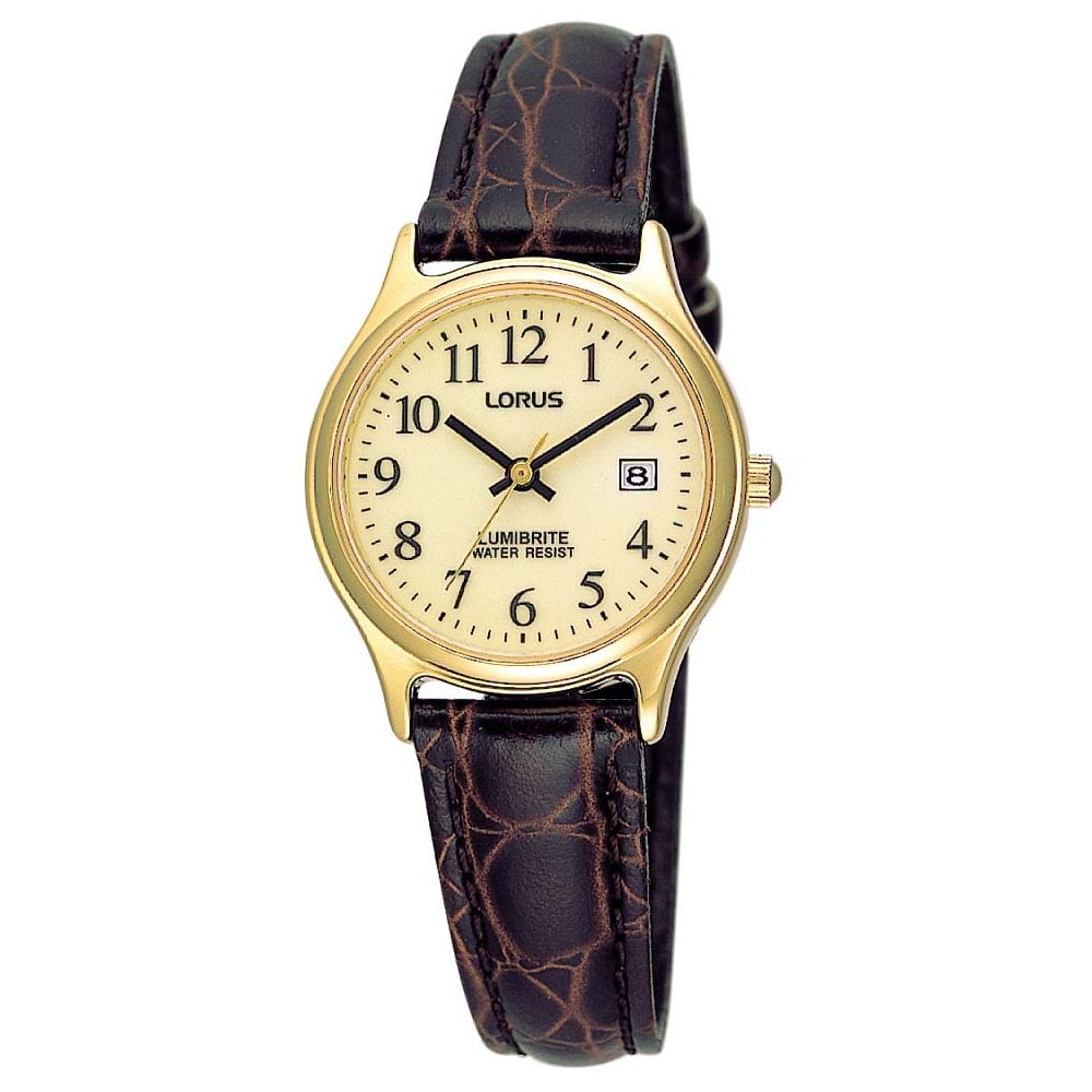 Ladies Lumibrite Dial Quartz Watch on Leather Strap RXT92AX5