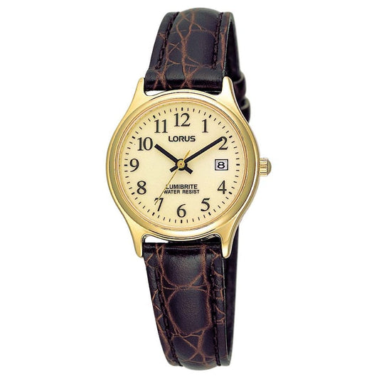 Ladies Lumibrite Dial Quartz Watch on Leather Strap RXT92AX5