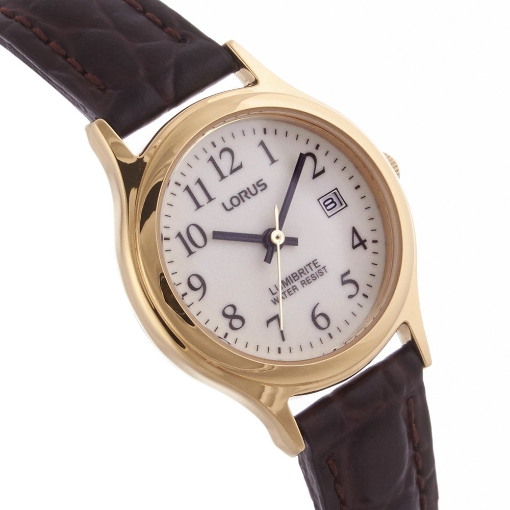 Ladies Lumibrite Dial Quartz Watch on Leather Strap RXT92AX5