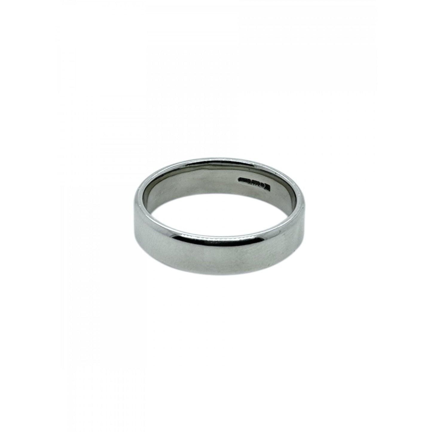 Palladium Gents Flat Court Profile Polished Wedding Ring Band