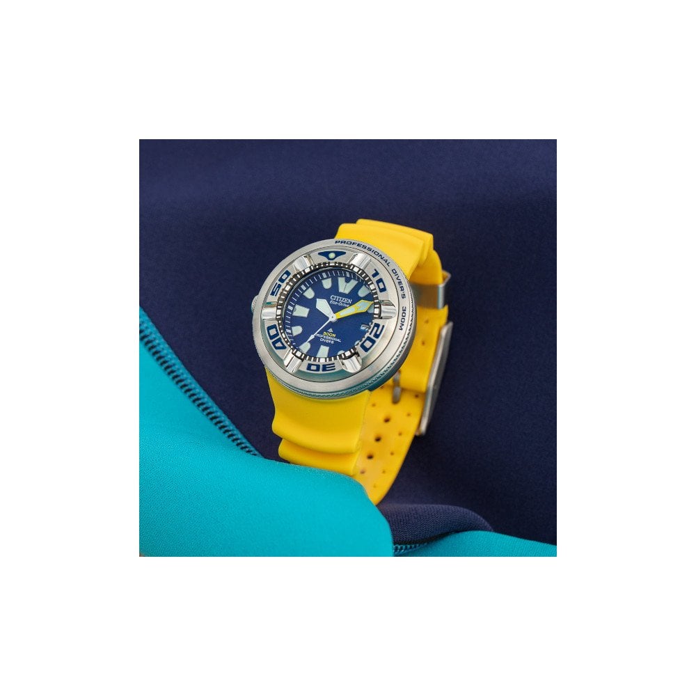Steel Promaster Diver's Eco-Drive Watch Ecozilla BJ8058-06L