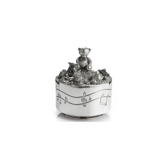 Pewter Music Carousel Teddy Bears Picnic 'Friends' 0E0633