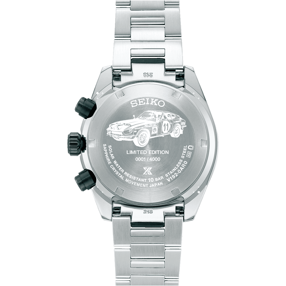 Prospex Solar Speedtimer Steel Watch Datsun Fairlady Z SSC957P1