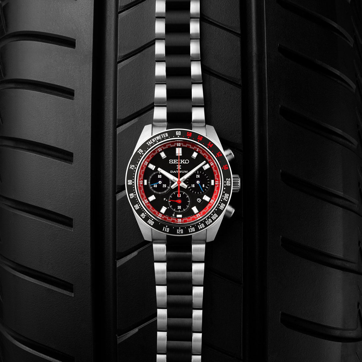 Prospex Solar Speedtimer Steel Watch Datsun Fairlady Z SSC957P1