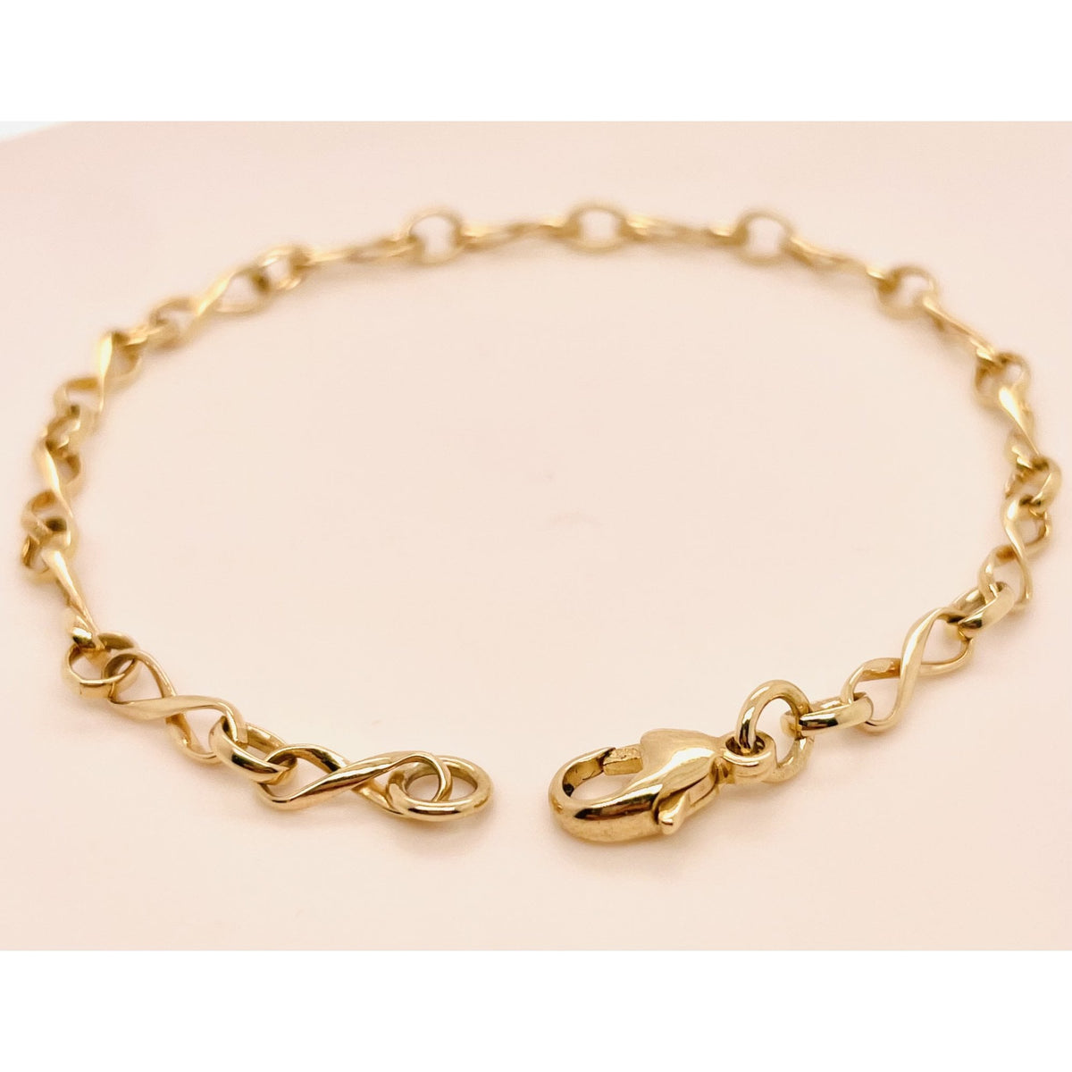 Ladies 9ct Yellow Gold Juliette Bracelet 19cm