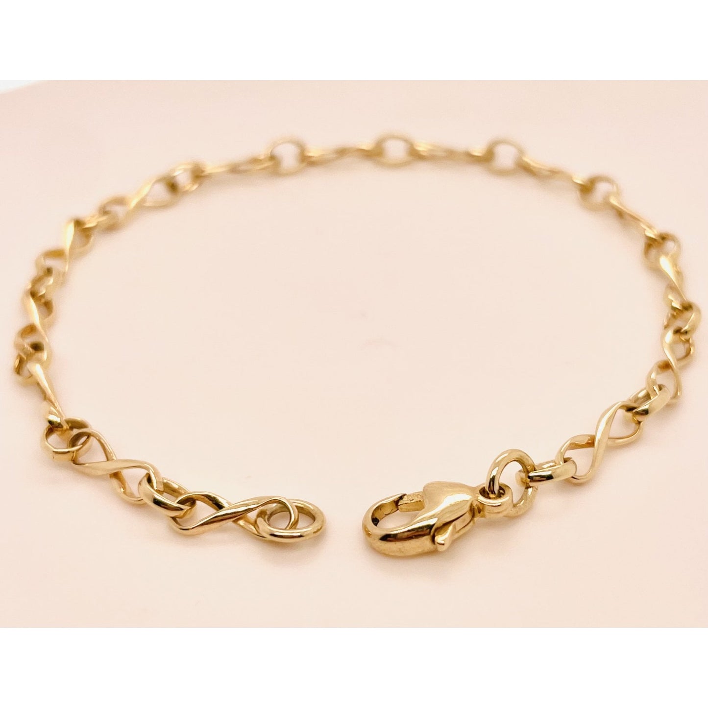 Ladies 9ct Yellow Gold Juliette Bracelet 19cm