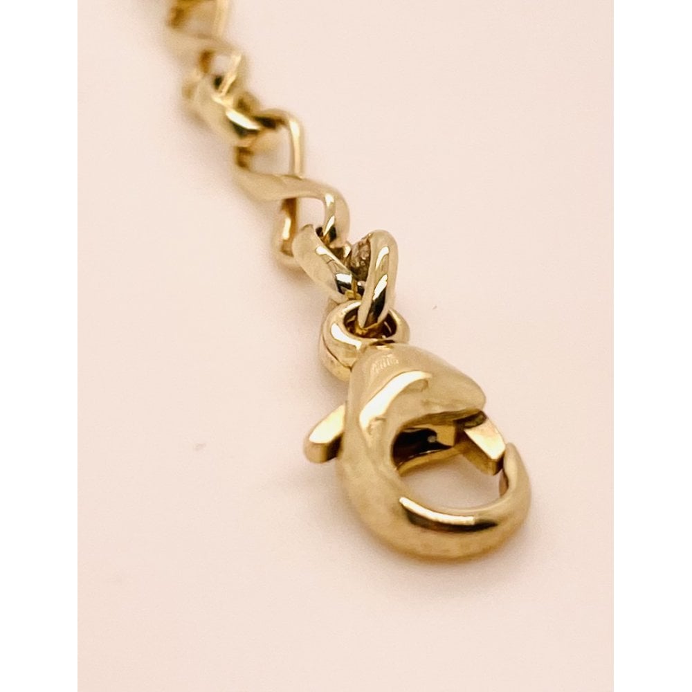 Ladies 9ct Yellow Gold Juliette Bracelet 19cm