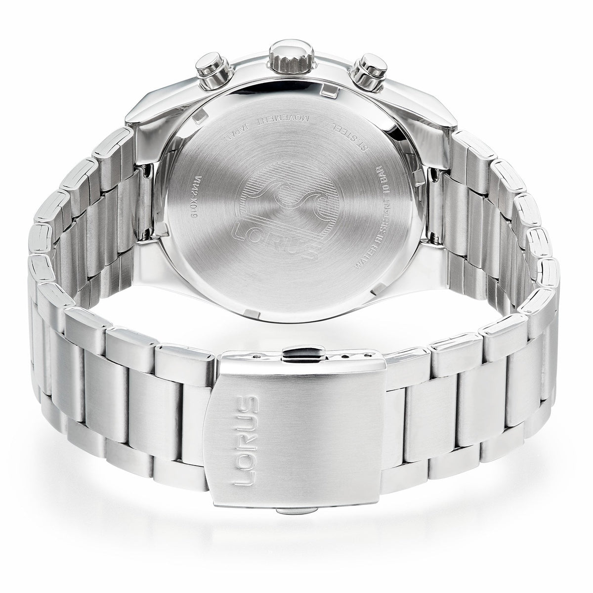 Gents Steel Solar Chronograph Watch on Bracelet RZ521AX9
